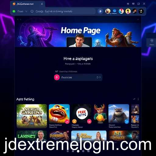 Exploring 'Home Page' Game Category: Unveiling the JDExtreme Login Experience