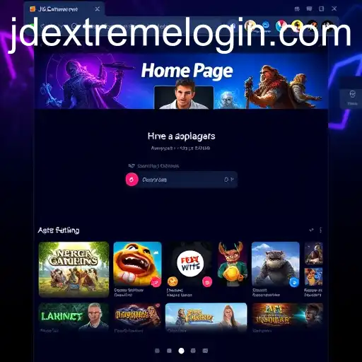 Exploring 'Home Page' Game Category: Unveiling the JDExtreme Login Experience